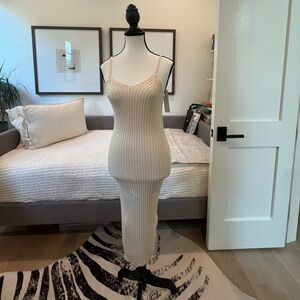 Trois the Label Summer knit dress Size 1 Ivory